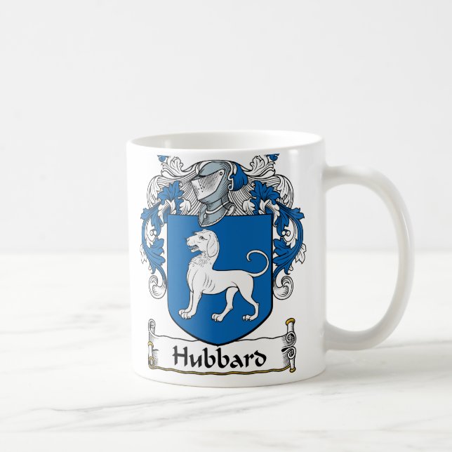 Hubbard familjvapensköld kaffemugg (Höger)
