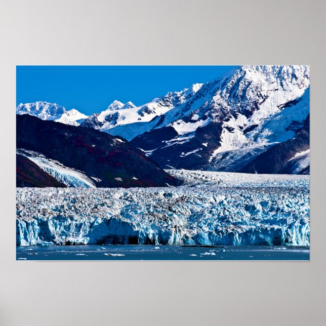 Hubbard Glacier, Alaska Affisch (Framsidan)