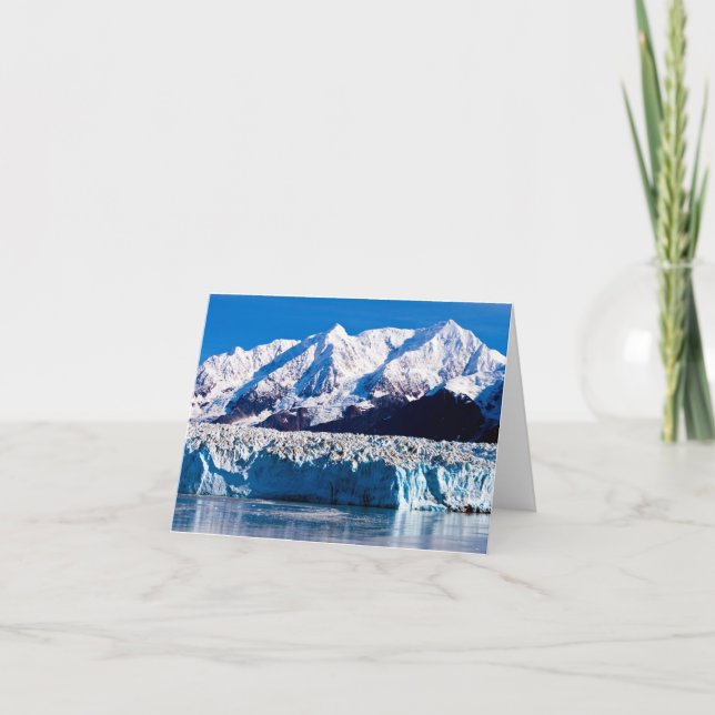 Hubbard Glacier, Alaska Greeting Card Kort (Framsida)
