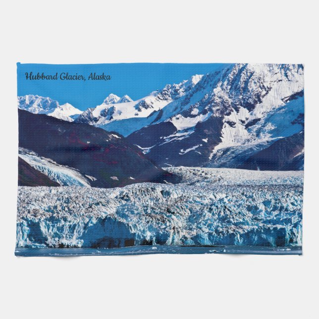 Hubbard Glacier, Alaska Kitchen tetowel Kökshandduk (Horisontell)