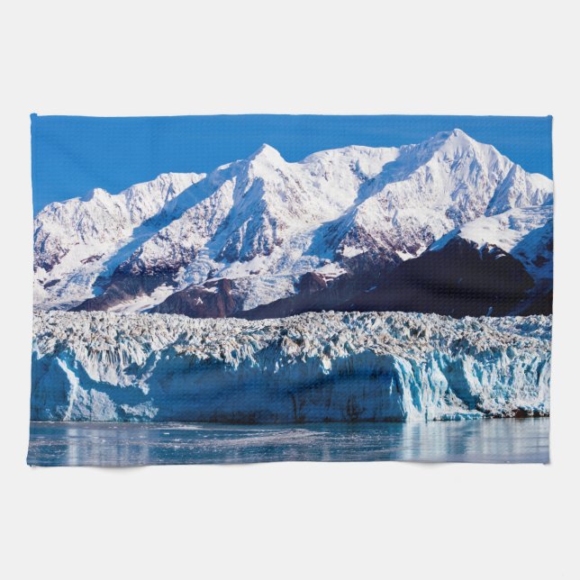 Hubbard Glacier, Alaska Kitchen tetowel Kökshandduk (Horisontell)