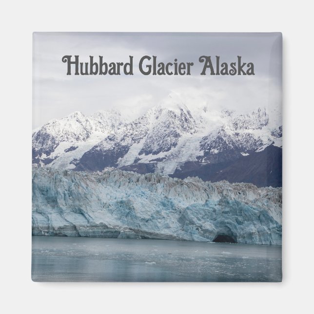 Hubbard Glacier Alaska Magnet (Framsidan)
