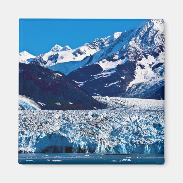 Hubbard Glacier, Alaska Magnet (Framsidan)