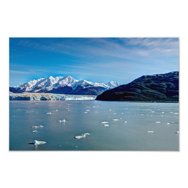 Hubbard Glacier, Alaska Photo print Fototryck (Framsidan)
