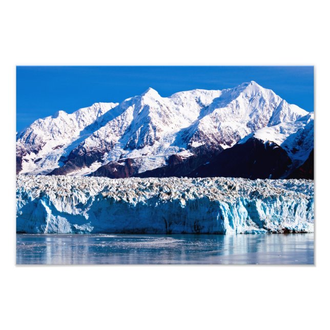 Hubbard Glacier, Alaska Photo print Fototryck (Framsidan)