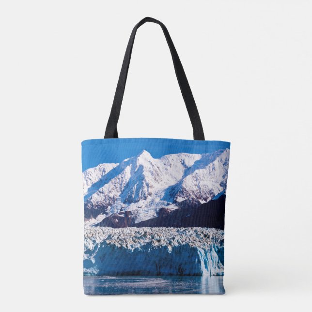 Hubbard Glacier, Alaska Tote bag Tygkasse (Baksida)