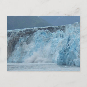 Hubbard Glacier kraschar in i Bukt i Alaska Vykort