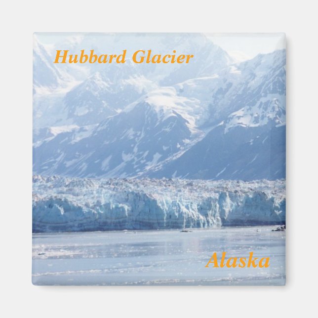 Hubbard Glacier kylmagnet Magnet (Framsidan)