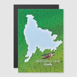 Hubbard sjö norra Michigan sjö karta