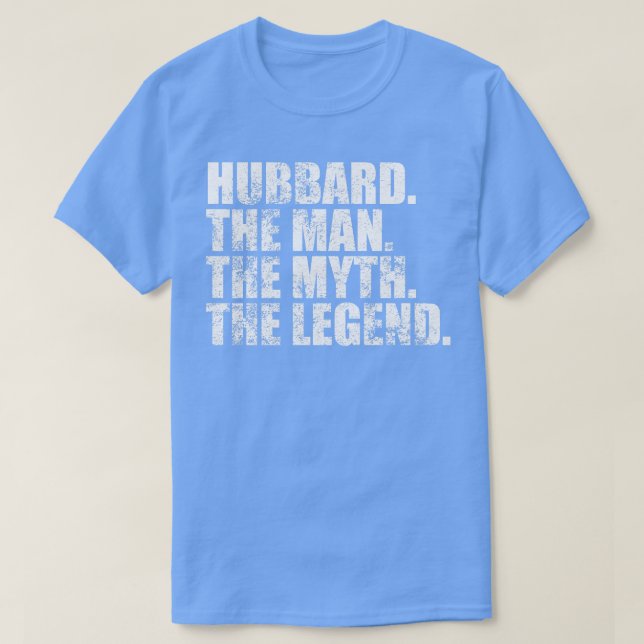 HubbardHubbard-familjen namn Hubbard, efternamn Hu T Shirt (Design framsida)