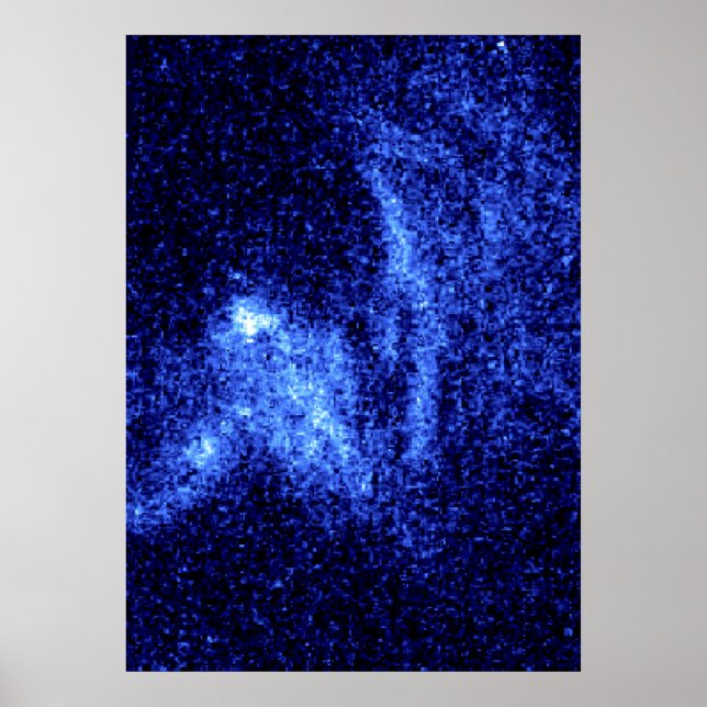 Hubbelbild av Stellar Bow Shock Poster (Framsidan)