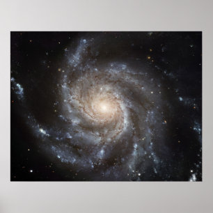 Hubbers största Galaxy Porträtt Poster