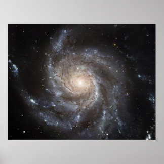 Hubbers största Galaxy Porträtt Poster