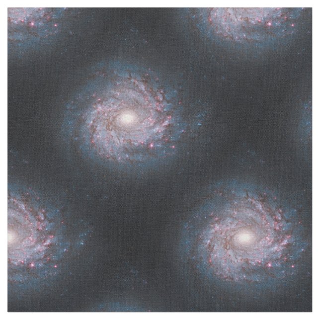 Hubble avbildar av en spiral galax tyg (Närbild)