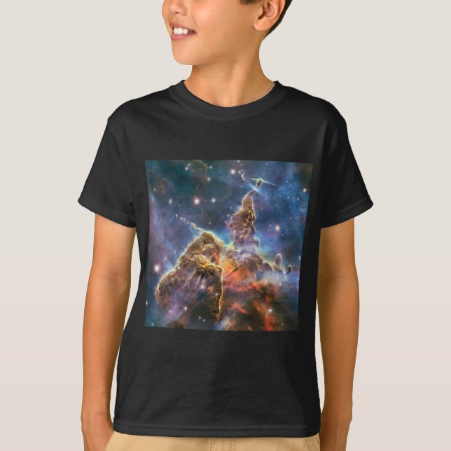 Hubble avbildar den djupa utrymmenebulaen tee shirt (Framsida)