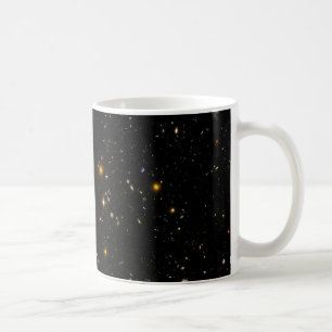 Hubble avbildar det Ultra djupa fält konstellatio Kaffemugg