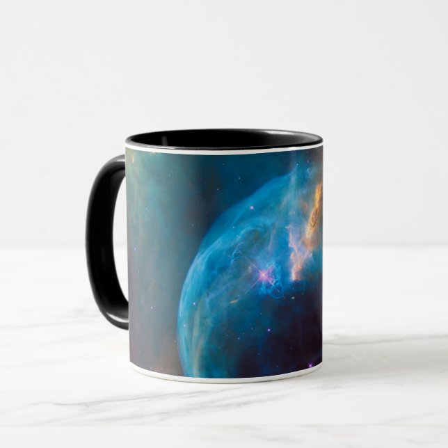 Hubble & Bubble Nebula - kaffe Rymden / stjärnor Mugg (Framsida vänster)
