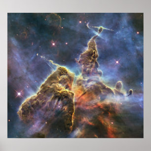 Hubble Captures view of "Mystic Mountain" Poster