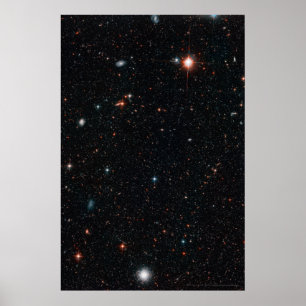 Hubble Deep Fält 20 x 30 (16 x 24) Poster