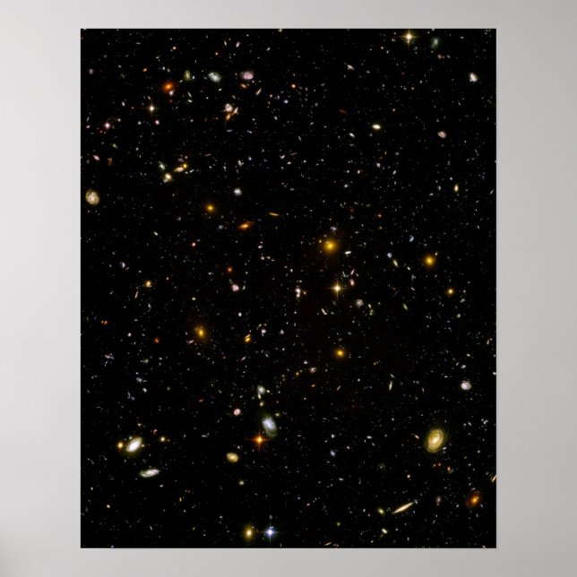 Hubble Deep Fält Poster (Framsidan)