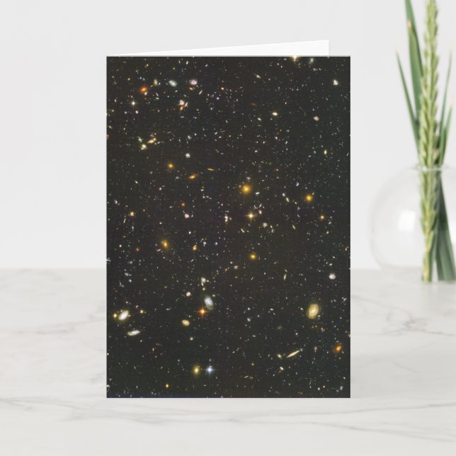 Hubble det Ultra djupa fält Kort (Framsida)