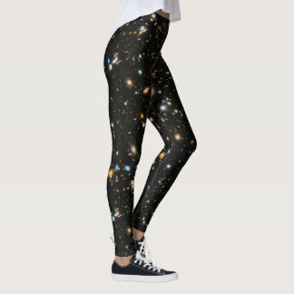 Hubble djup fältdamasker/Astonomy damasker Leggings