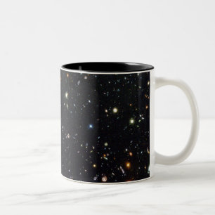 Hubble djup fältmug. Två-Tonad mugg