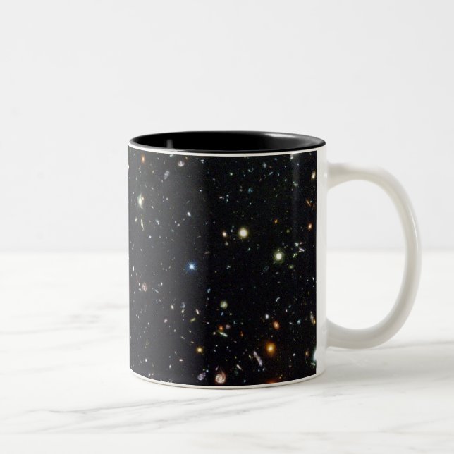 Hubble djup fältmug. Två-Tonad mugg (Höger)