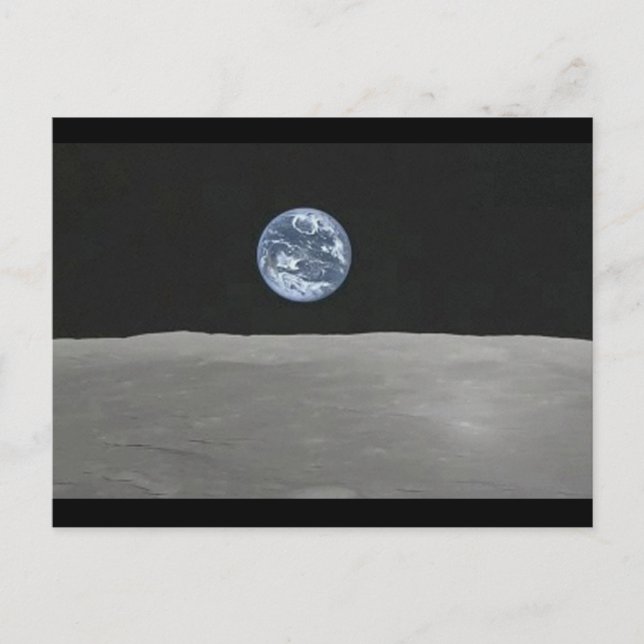 Hubble Earthrise Vykort (Framsida)