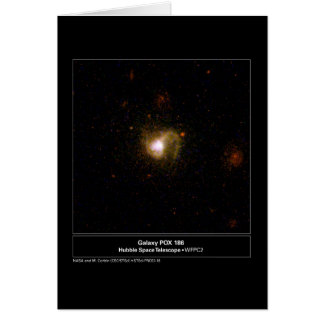 Hubble för galaxPOX 186 teleskop Hälsningskort