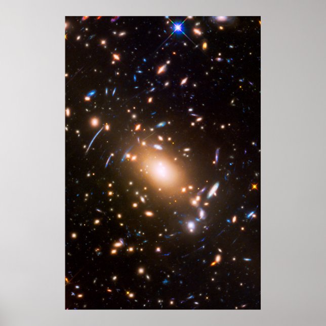 Hubble Frontier Field Poster (Framsidan)