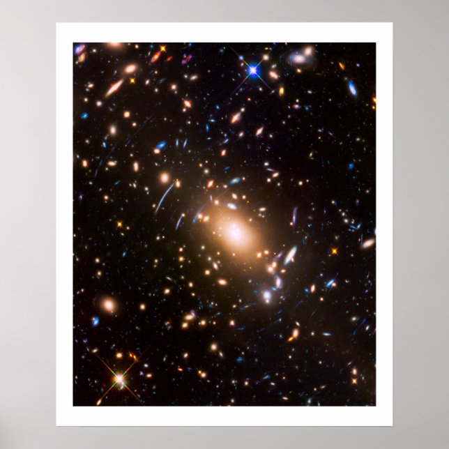 Hubble Frontier Fields Poster (Framsidan)