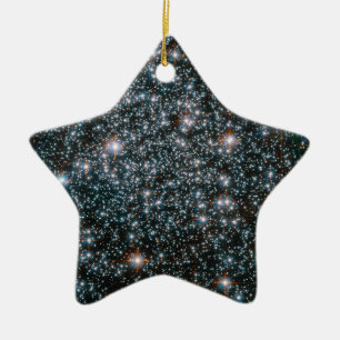 Hubble Heavy Metall Stars Cluster Julgransprydnad Keramik