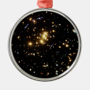 Hubble hittar Mörk Matter Ring i Galaxy Cluster Julgransprydnad Metall