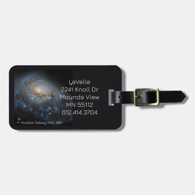 Hubble Luggage Tag Bagagebricka (Horisontell Framsida)