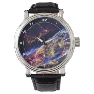 Hubble & Nebula Veil - Rymden (bevakning) Armbandsur