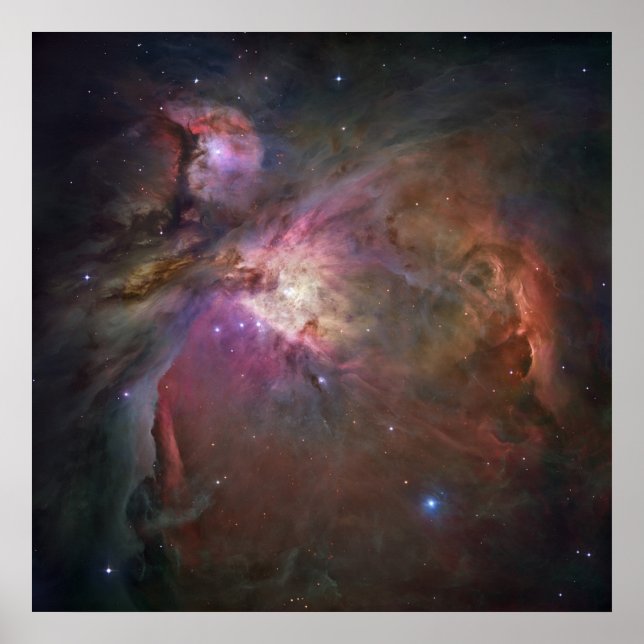 Hubble Panoramic View of Orion Nebula Poster (Framsidan)