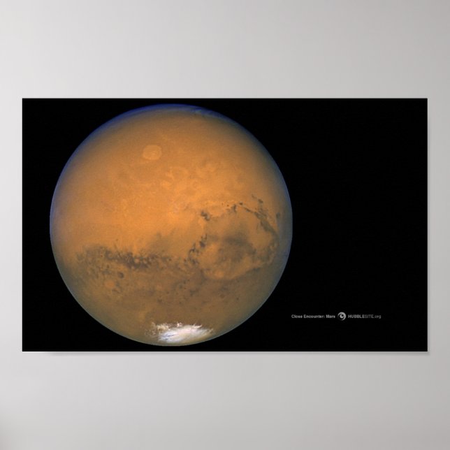 Hubble Photo Of Mars Poster (Framsidan)