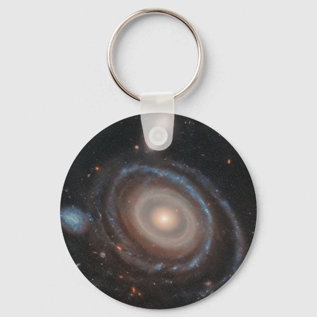 Hubble-rymdteleskopet Bullseye-galaxen Nyckelring (Framsida)