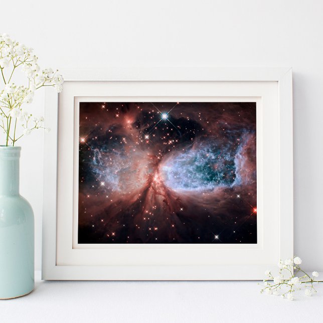 Hubble Snöängel 10x8 Poster (Hubble Snow Angel 10x8 Poster)