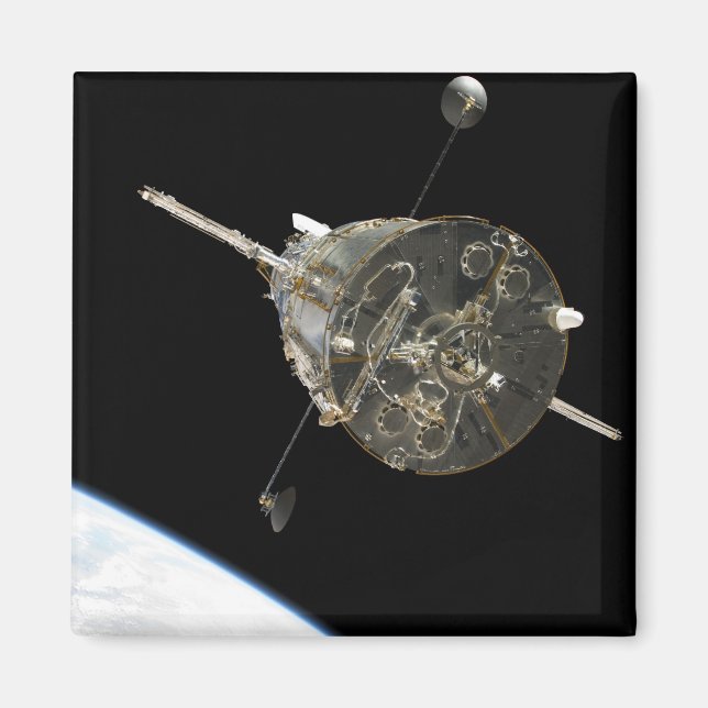 Hubble Space Telescope i omloppsbana ovanför jorde Magnet (Framsidan)