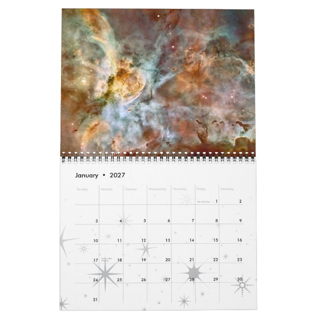 Hubble Space Telescope Kalender (Jan 2027)