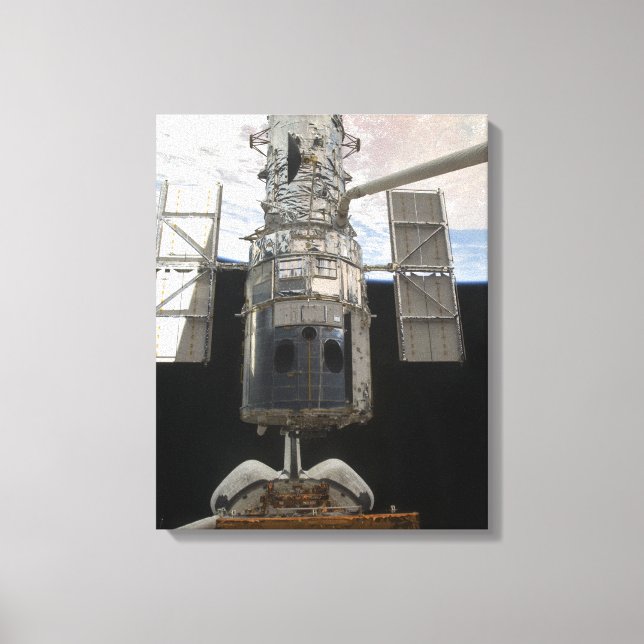 Hubble Space Telescope Space Shuttle Atlant Canvastryck (Framsida)