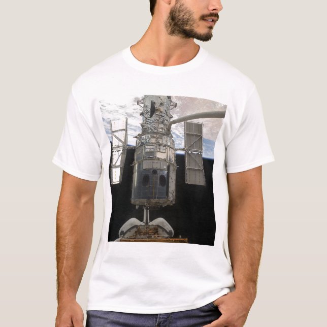Hubble Space Telescope Space Shuttle Atlant T-shirt (Framsida)