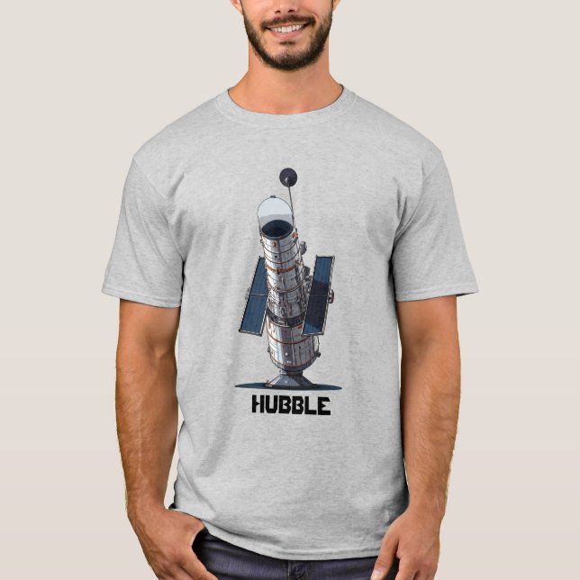 Hubble Telescope Astronomy T Shirt (Framsida)