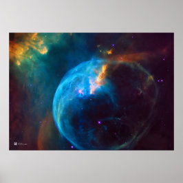 Hubble Telescope: Bubble Nebula (2016), NGC 7635 Poster