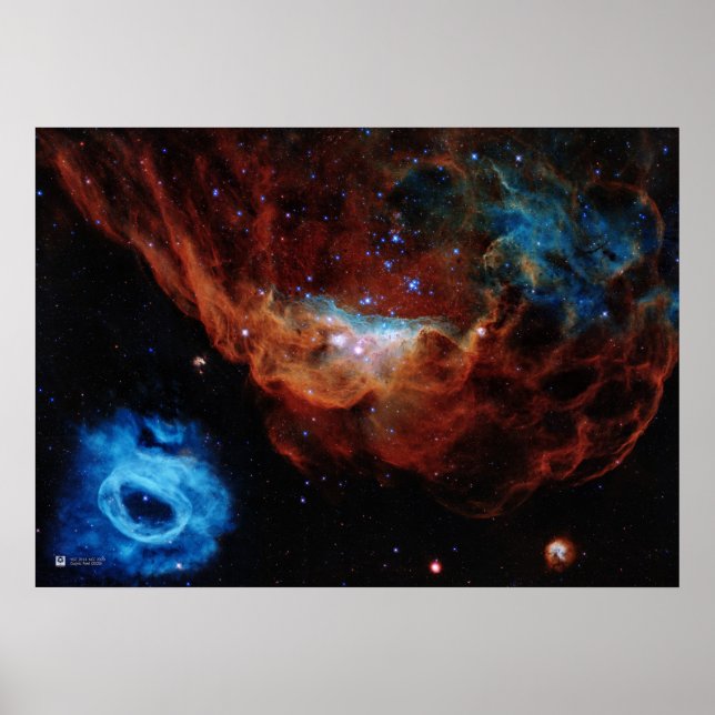 Hubble Telescope: Cosmic Reef (2020) Poster (Framsidan)