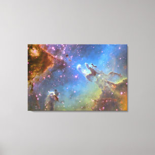 HUBBLE-TELESKOP "örnNebula" PÅ KANFAS Canvastryck