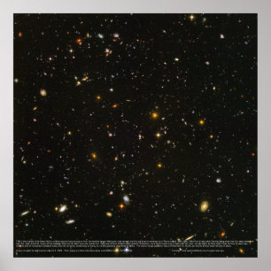 Hubble Ultra Deep Fält Poster (original)