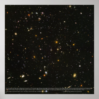 Hubble Ultra Deep Fält Poster (original)